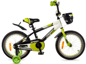 Детский велосипед Favorit Sport 16 (черный/зеленый) SPT-16GN2 Детский велосипед Favorit Sport 16 (черный/зеленый) SPT-16GN2