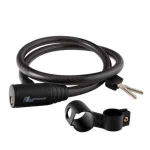 Велозамок Longus 900 мм 3550003 (черный)