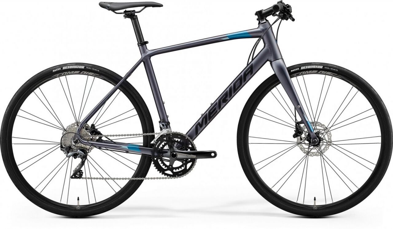 Велосипед Merida Speeder 500 (2020) L (56cm) (Matt Antracite-Black-Blue)