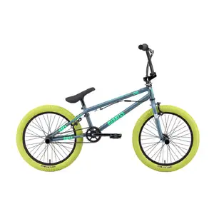 Велосипед Stark Madness BMX 2 (темно-серый матовый/зеленый неон/зеленый)