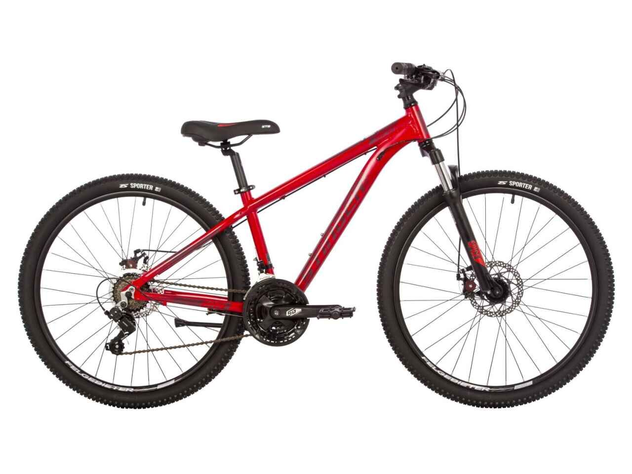Велосипед Stinger Element Evo 26 (18, красный, 2023) 26AHD.ELEMEVO.18RD3