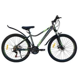 Велосипед GreenLand FORMULA 26 (16, серый/зеленый, 2024) Велосипед GreenLand FORMULA 26 (16, серый/зеленый, 2024)