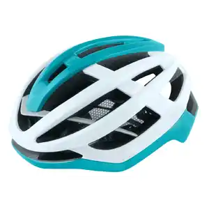 Спортивный шлем FORCE Lynx S/M (белый/бирюзовый) 902874