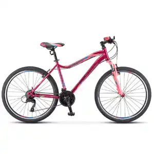 Велосипед Stels Miss 5000 V 26 V050 (18, вишневый/розовый, 2022)