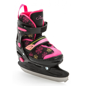 Коньки Calambus Jasmin ICE черный/розовый р.34-37 (019-02)