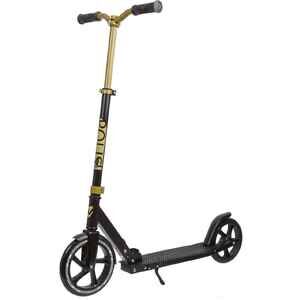 Самокат Novatrack Polis 230 Pro Rubber 230.POLIS.GD20 (черный/золотистый)