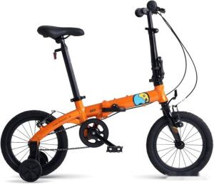 Детский велосипед Maxiscoo S007 Стандарт 2024 (оранжевый)