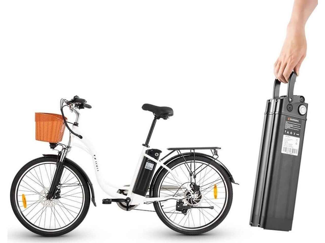 Электровелосипед DYU C6 250W (белый) Электровелосипед DYU C6 250W (белый)