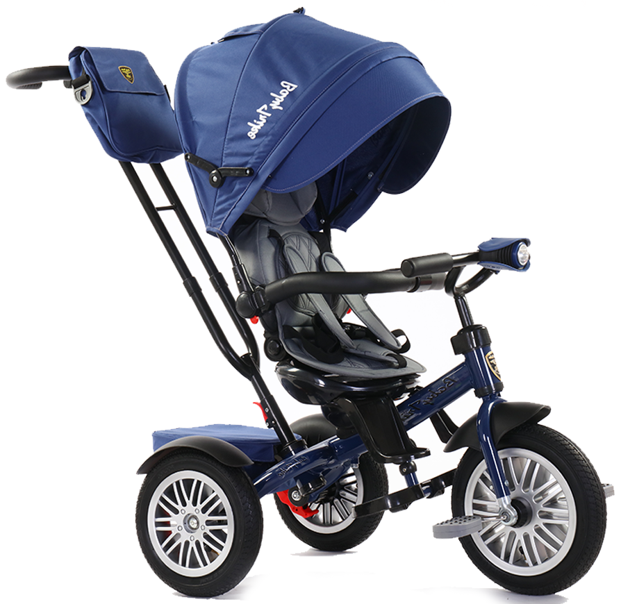 Детский велосипед Baby Trike Luxury 075 (синий)