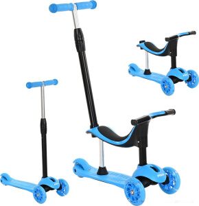 Трехколесный самокат Pituso EC-M10 (синий) Трехколесный самокат Pituso EC-M10 (синий)