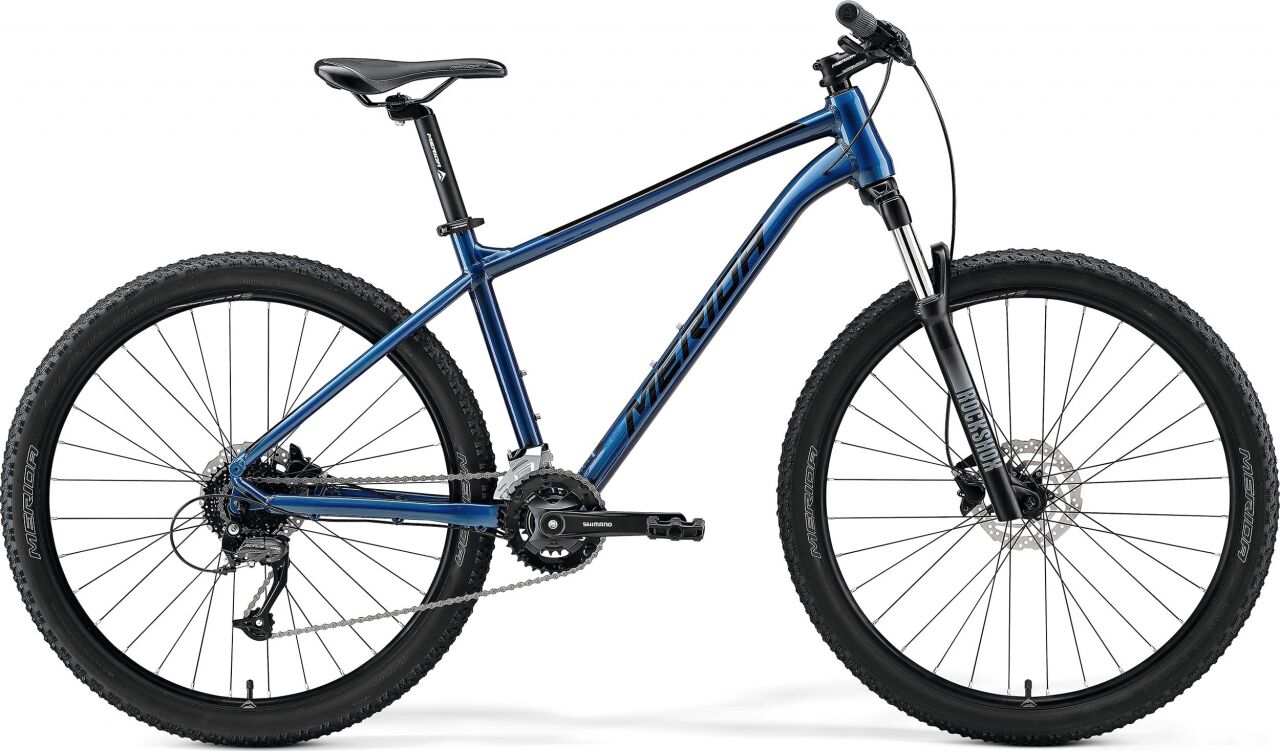 Велосипед Merida Big.Seven 60-3x S 2021 (синий/черный)