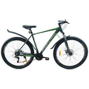 Велосипед GreenLand Discovery 29 2.0 (19, зеленый/серый) Велосипед GreenLand Discovery 29 2.0 (19, зеленый/серый)