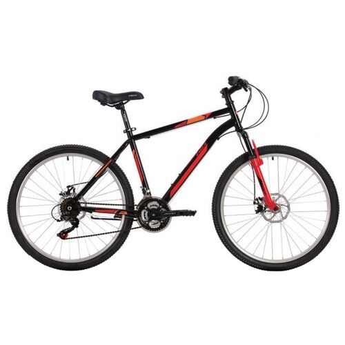 Велосипед Foxx Aztec D 27.5 (18, черный/красный, 2022) 27SHD.AZTECD.18BK2