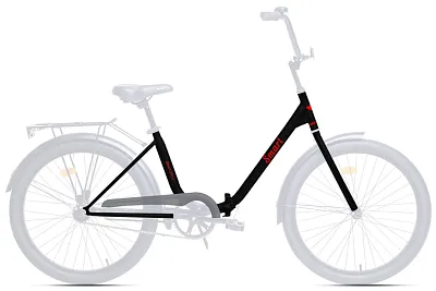 Велосипед Aist Smart 1.1 24 (13, черный/красный, 2026)