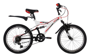 Детский велосипед Novatrack Dart 20 (белый, 2020)