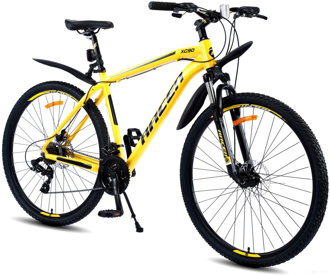 Велосипед Racer XC90 29 (20, желтый, 2021)