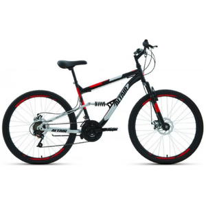 Велосипед ALTAIR MTB FS 26 1.0 р.16 (черный/красный)