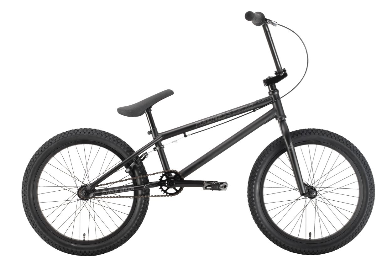 Велосипед Stark Madness BMX 4 (20, черный/радужный, 2021)