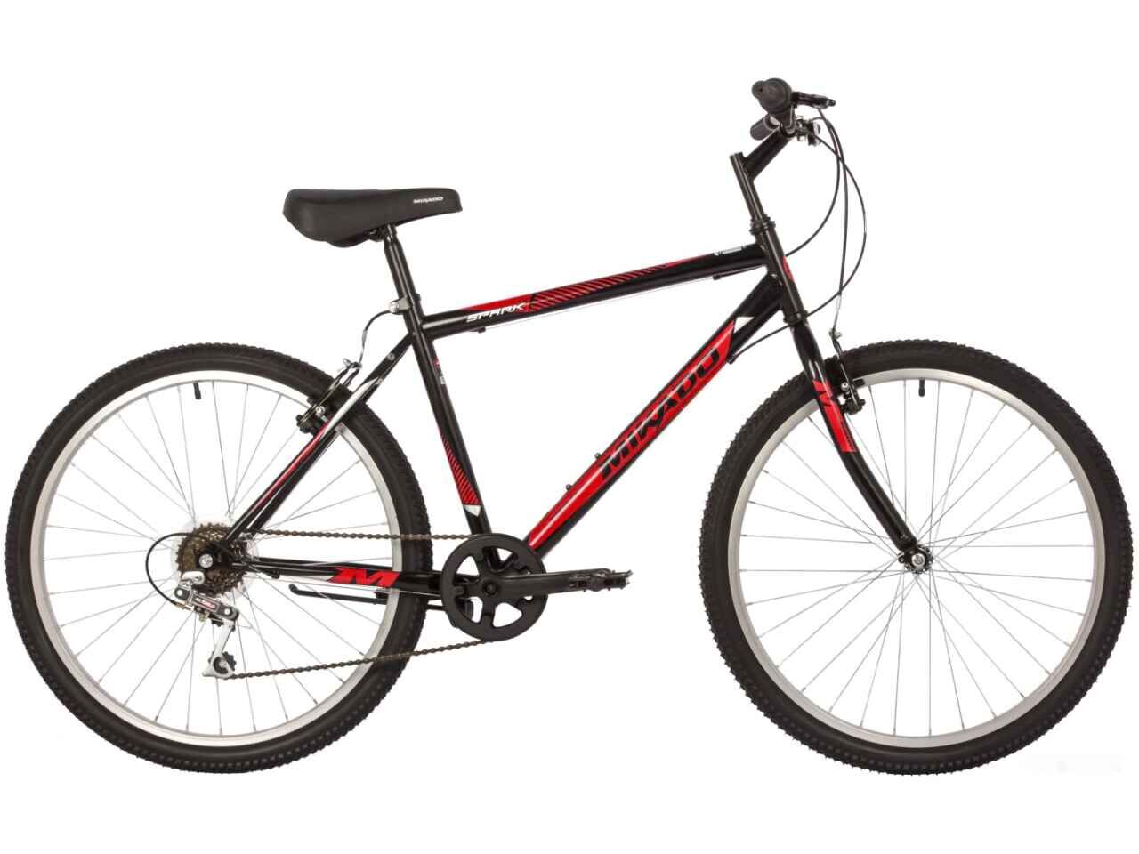 Велосипед Mikado Spark 1.0 26 р.18 2022 (красный/черный)
