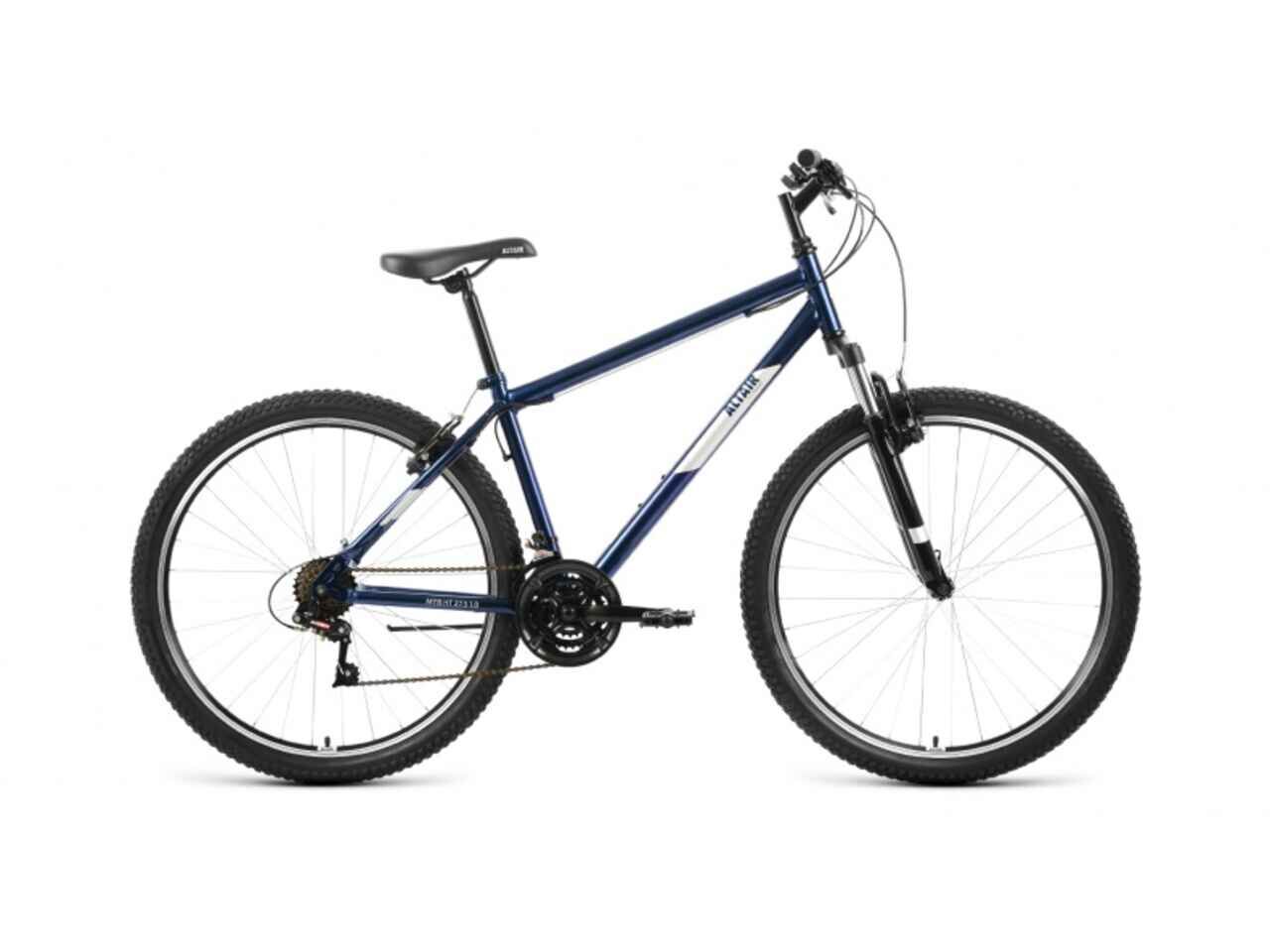 Велосипед ALTAIR MTB HT 27.5 1.0 (17, темно-синий/серебристый, 2022)