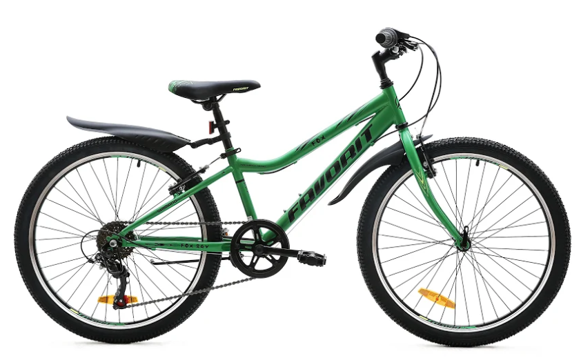 Велосипед Favorit Fox 24 V (12, зеленый, 2020)