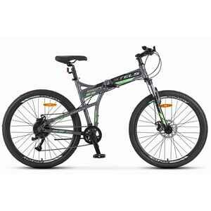 Велосипед Stels Launch 950 MD 26 (19, матовый серый/зеленый)