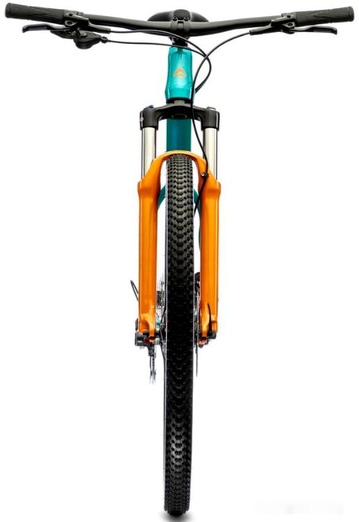 Велосипед Merida Big.Nine 200 L 2021 (голубой/оранжевый)