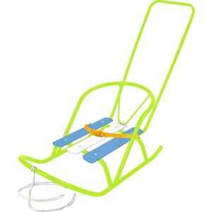 Санки Nika кукольные СКУ2 с ручкой (Лимонный СКУ2/Л)