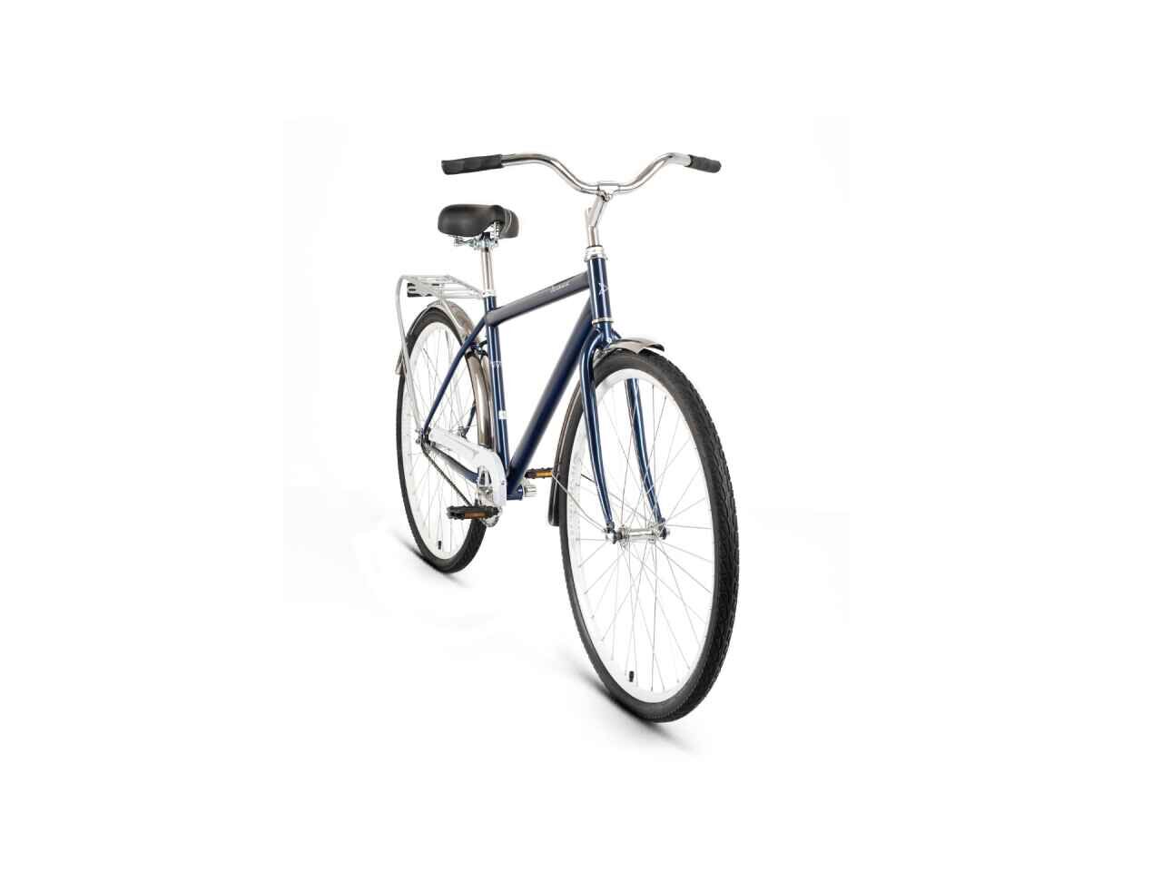 Велосипед Forward Dortmund 28 1.0 (19, темно-синий/белый, 2022)