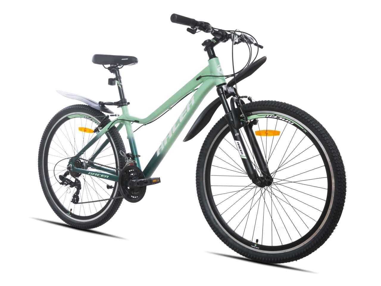 Велосипед Racer Vega 27.5 (16, мятный/зеленый, 2023)