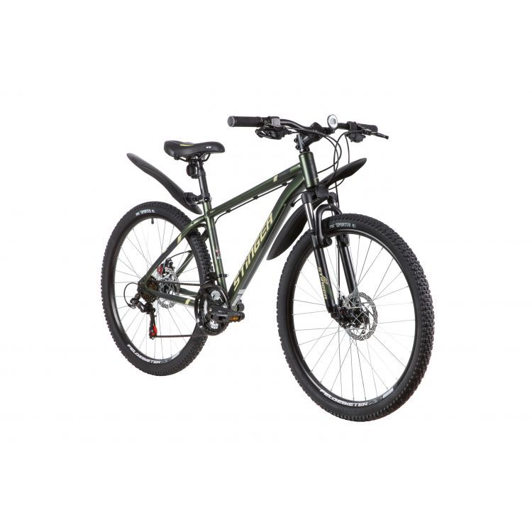 Велосипед Stinger Caiman D 26 (16, зеленый, 2021)