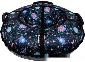 Тюбинг Hubster Люкс Pro S 110 см (сатурн черный)