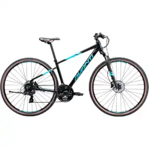Велосипед Avanti X-Plorer 1W S 2025 (черный/голубой)