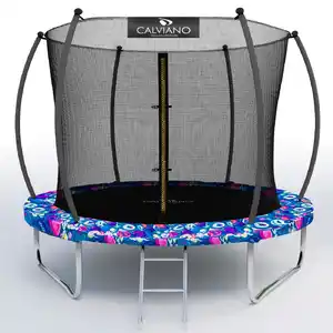 Батут Calviano Inside Master Smile 252 см - 8ft (внутренняя сетка, с лестницей)