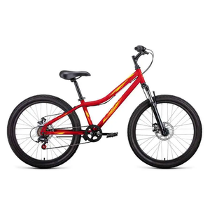Велосипед Forward Iris 24 2.0 Disc (12, красный/желтый, 2022) Велосипед Forward Iris 24 2.0 Disc (12, красный/желтый, 2022)