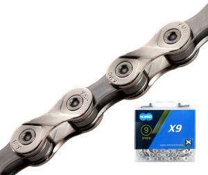Цепь KMC X9, 1/2X11/128X116L (в боксе), X9-116SLGR Цепь KMC X9, 1/2X11/128X116L (в боксе), X9-116SLGR