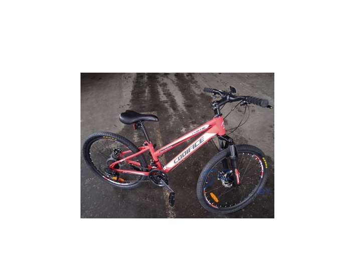 Велосипед Codifice Prime 24 (12, красный/белый, 2021)