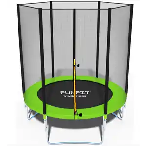 Батут Funfit 6ft (зеленый) BASIC 183 см с лестницей