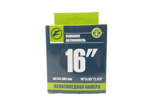 Велокамера Favorit 16x1.95/2.125 дюймов AV, FT-16AV Велокамера Favorit 16x1.95/2.125 дюймов AV, FT-16AV