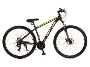 Велосипед Totem W860-29MDA (19, черный/зеленый) W86029MD19BK-AL Велосипед Totem W860-29MDA (19, черный/зеленый) W86029MD19BK-AL