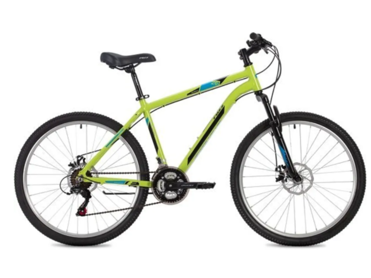 Велосипед Foxx Atlantic 26 D (14, зеленый, 2021) 26AHD.ATLAND.14GN1