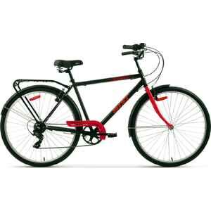 Велосипед Aist Broadway 2025 (черный/красный) Велосипед Aist Broadway 2025 (черный/красный)