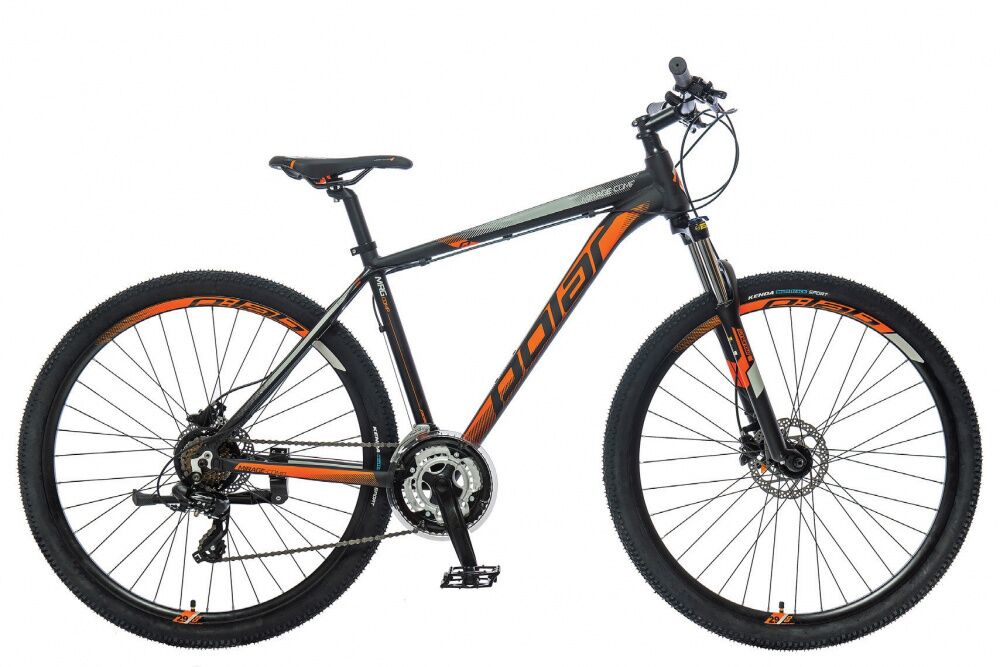 Велосипед Polar Mirage Comp 29 L (черный/оранжевый)