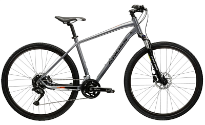 Велосипед Kross Evado 5.0 (M 28 L, серебристый)