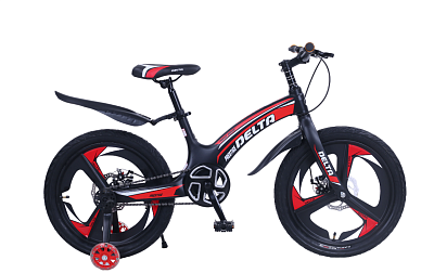 Детский велосипед DELTA Prestige Maxx D 20 (красный/черный, литые диски)