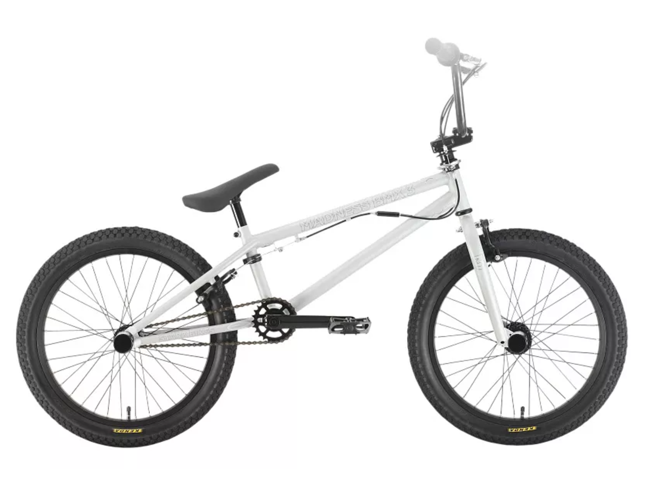 Велосипед Stark Madness BMX 3 (серый/белый, 2021)