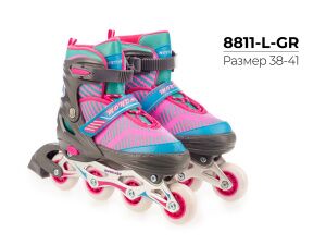 Роликовые коньки Favorit 8811-L-GR (р. 38-41) Роликовые коньки Favorit 8811-L-GR (р. 38-41)