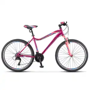 Велосипед Stels Miss 5000 V 26 V050 (18, фиолетовый/розовый, 2022)