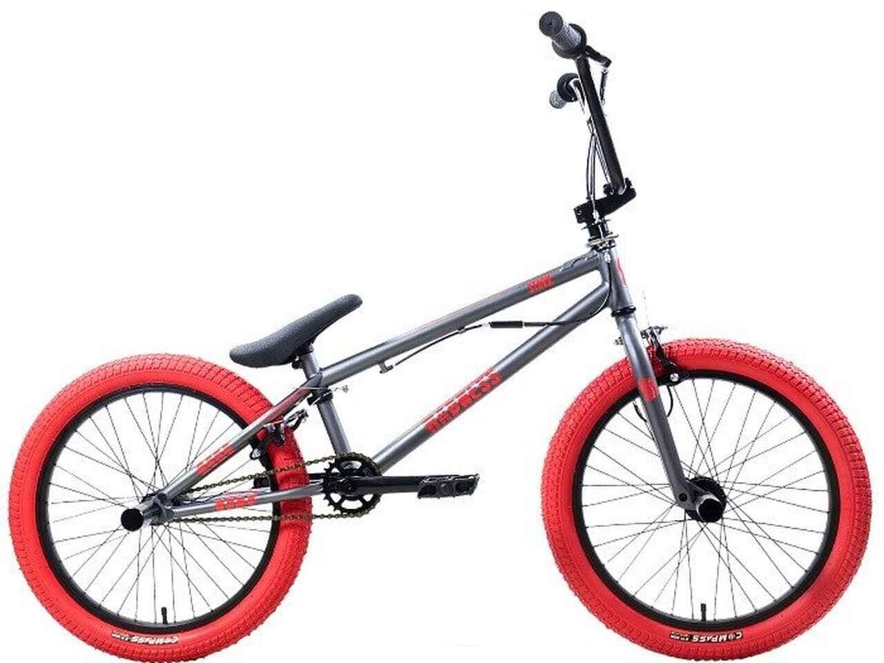 Велосипед Stark Madness BMX 3 2025 (темно-серый матовый/красный) Велосипед Stark Madness BMX 3 2025 (темно-серый матовый/красный)