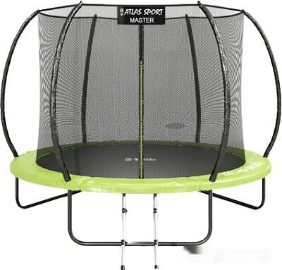 Батут Atlas Sport 252 см - 8ft Master (с лестницей, зеленый)